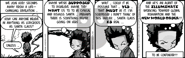 The Boondocks on Friday July 13, 2007 Comic Strip