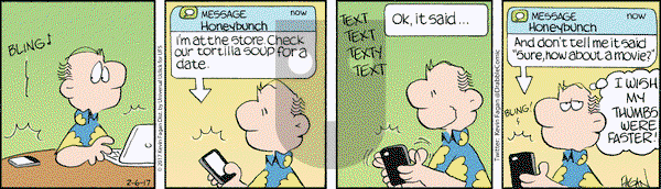 Drabble on Monday February 6, 2017 Comic Strip