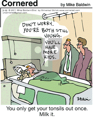 Cornered on Wednesday March 16, 2011 Comic Strip