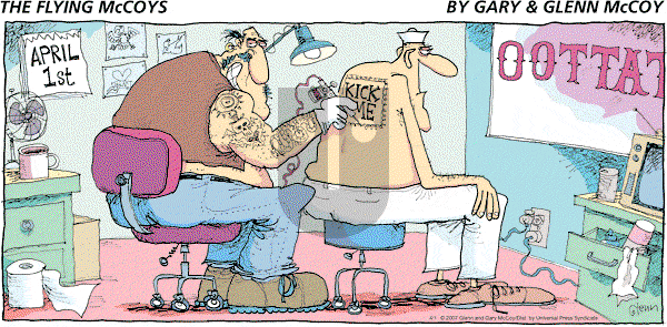 The Flying McCoys on Thursday April 5, 2007 Comic Strip