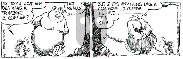 The Grizzwells on Wednesday November 27, 2002 Comic Strip