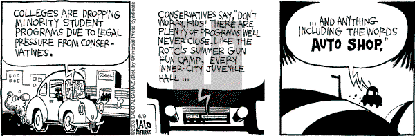 La Cucaracha on Monday June 9, 2003 Comic Strip