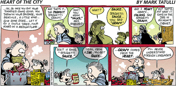 Heart of the City on Sunday August 5, 2001 Comic Strip