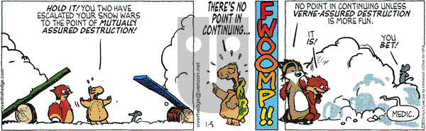 Over the Hedge on Saturday January 5, 2013 Comic Strip