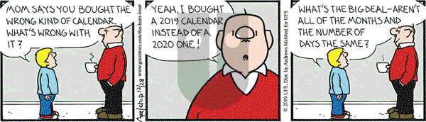 The Born Loser on Saturday December 28, 2019 Comic Strip