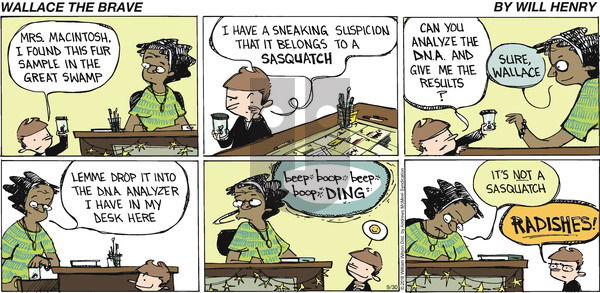 Wallace the Brave on Sunday September 30, 2018 Comic Strip