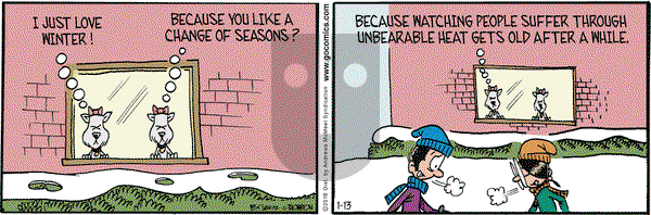 Grand Avenue on Saturday January 13, 2018 Comic Strip