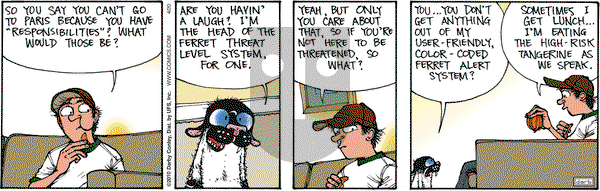 Get Fuzzy on Tuesday April 20, 2010 Comic Strip