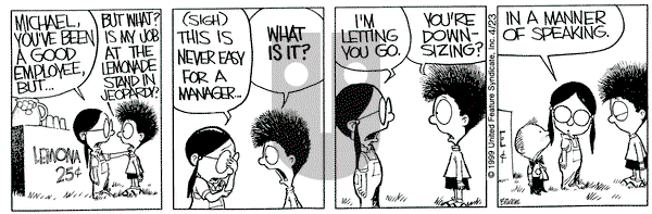 Grand Avenue on Friday April 23, 1999 Comic Strip