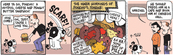 Pooch Cafe on Monday June 25, 2007 Comic Strip