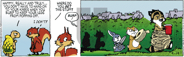 Over the Hedge on Friday September 19, 2014 Comic Strip