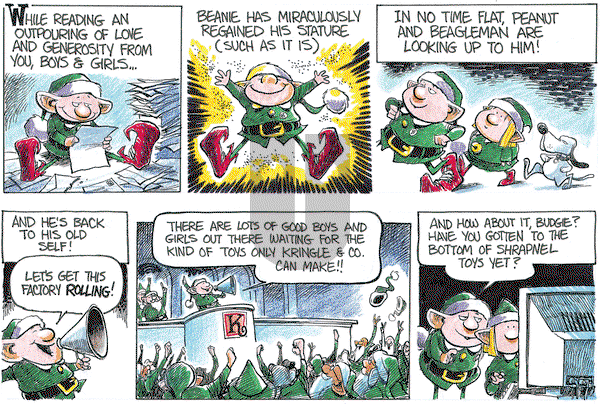 Beanie the Brownie on Wednesday December 18, 2019 Comic Strip
