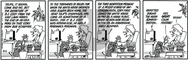 Doonesbury on Thursday December 2, 1976 Comic Strip