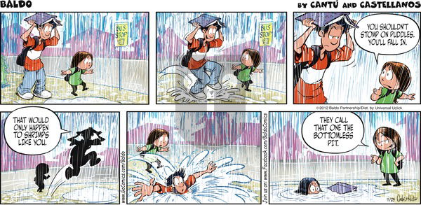 Baldo on Sunday November 25, 2012 Comic Strip