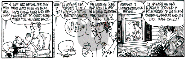 Monty on Wednesday March 31, 2004 Comic Strip