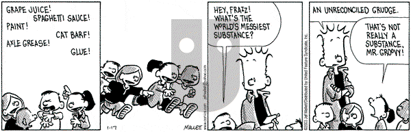 Frazz on Friday January 17, 2003 Comic Strip