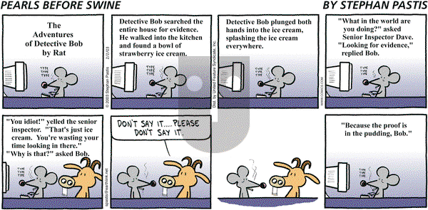 Pearls Before Swine on Sunday February 2, 2003 Comic Strip