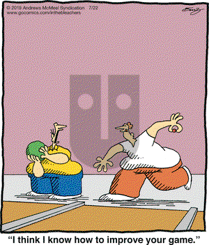 In the Bleachers on Monday July 22, 2019 Comic Strip