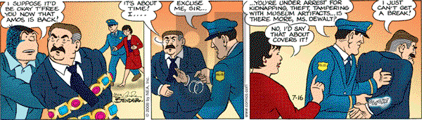 Alley Oop on Thursday July 16, 2009 Comic Strip