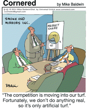 Cornered on Tuesday May 13, 2014 Comic Strip