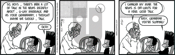 The Boondocks on Tuesday August 13, 2013 Comic Strip