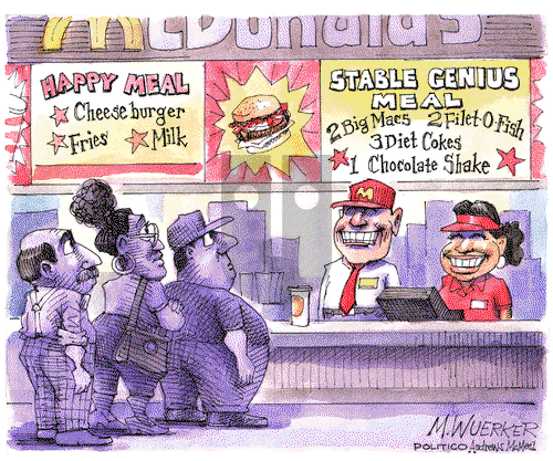 Matt Wuerker on Friday January 12, 2018 Comic Strip
