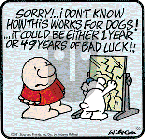 Ziggy on Friday January 22, 2021 Comic Strip