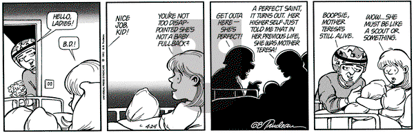 Doonesbury on Friday April 24, 1992 Comic Strip