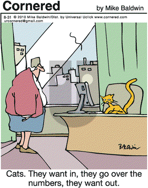 Cornered on Tuesday August 31, 2010 Comic Strip