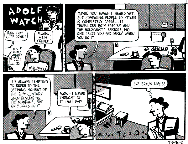 Ted Rall on Friday December 6, 1996 Comic Strip