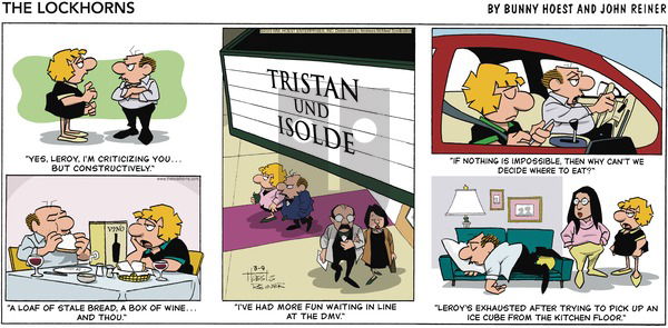 The Lockhorns on Sunday March 9, 2025 Comic Strip
