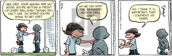 Cleats - Thursday September 27, 2007 Comic Strip