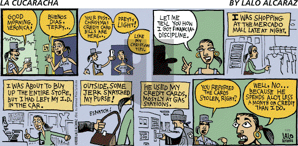 La Cucaracha on Sunday January 23, 2005 Comic Strip