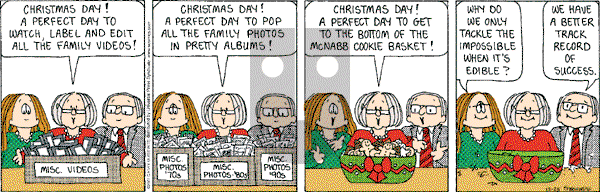 Cathy Classics - Tuesday December 25, 2001 Comic Strip