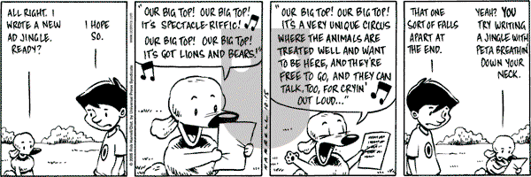 Big Top on Saturday October 15, 2005 Comic Strip