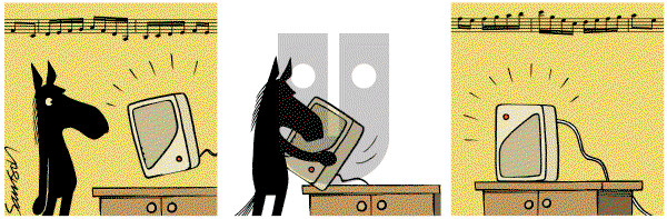 Dark Side of the Horse on Monday July 18, 2011 Comic Strip