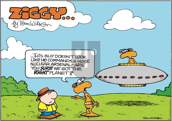 Ziggy on Sunday September 11, 2011 Comic Strip