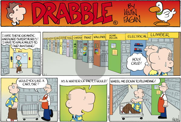 Drabble on Sunday February 1, 2009 Comic Strip