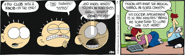 The Buckets on Monday February 27, 2012 Comic Strip