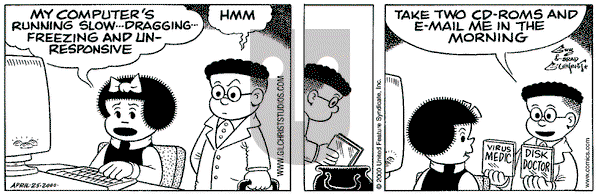 Nancy on Tuesday April 25, 2000 Comic Strip
