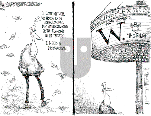Matt Davies on Monday October 20, 2008 Comic Strip