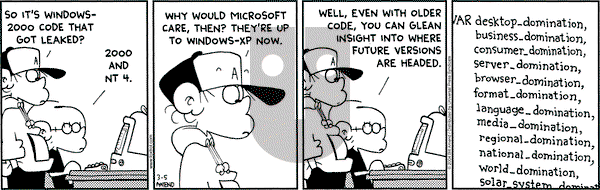 FoxTrot on Thursday May 6, 2004 Comic Strip
