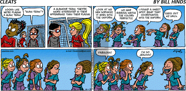 Cleats - Sunday October 13, 2002 Comic Strip