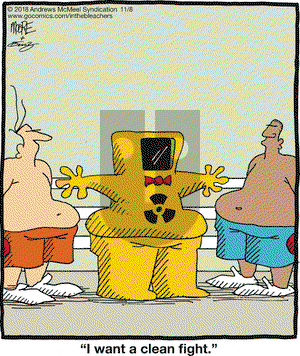 In the Bleachers on Thursday November 8, 2018 Comic Strip