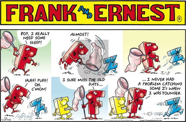 Frank and Ernest on Sunday September 8, 2019 Comic Strip