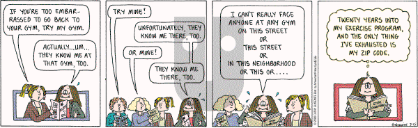 Cathy Classics - Saturday March 15, 2008 Comic Strip