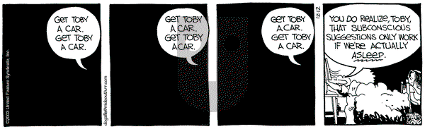 The Buckets on Thursday February 19, 2004 Comic Strip