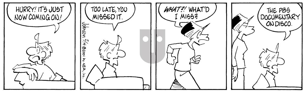 Arlo and Janis - Wednesday February 14, 2001 Comic Strip