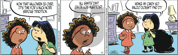 Baldo on Wednesday November 1, 2006 Comic Strip