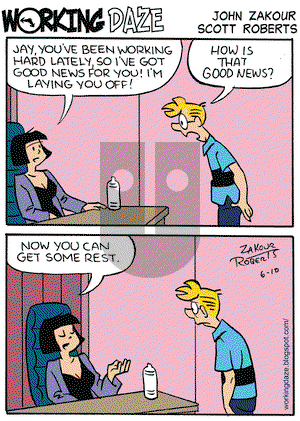 Working Daze on Wednesday June 10, 2009 Comic Strip